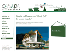 Tablet Screenshot of casada.at